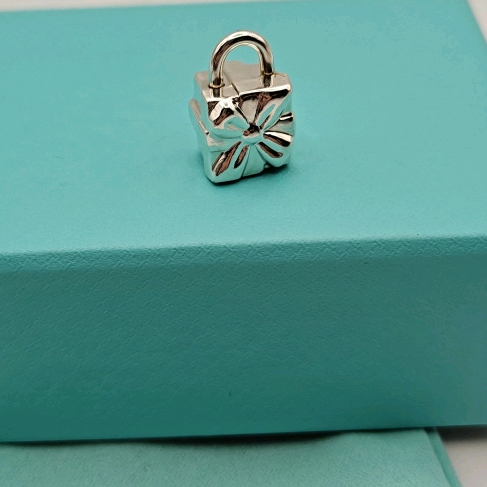 Silver Floral Charm